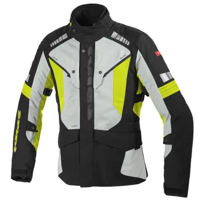 Produktbild von Spidi H2Out Outlander Motorrad Textiljacke, schwarz/grau/gelb, XL