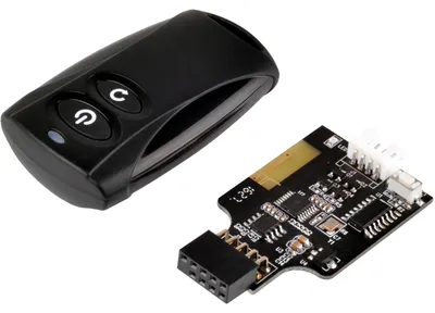 Immagine prodotto di SilverStone ES02-USB - Interruttore di alimentazione remoto - Nero