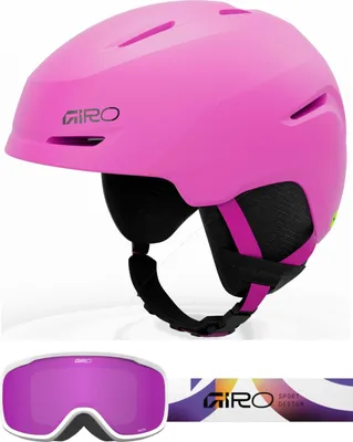 Produktbild von Giro Spur CP Kinder Skihelm Skibrille Set matte bright pink 240224 : S = 52 - 55,5 cm