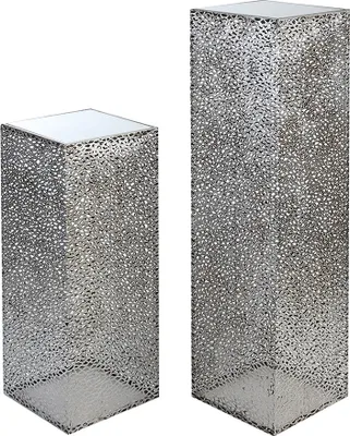 Produktbild von Casablanca Säule Purley Metallant.silb.H.70cm 27x27cm 74209