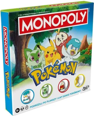 Produktbild von Hasbro Monopoly Pokémon Brettspiel (polnische Ausgabe)