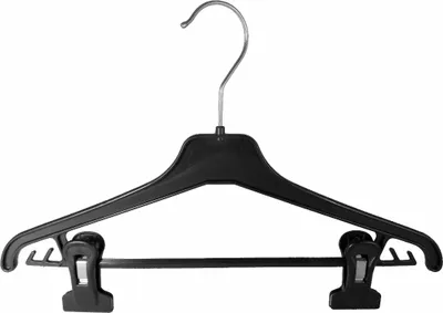 Produktbild von Kleiderbügel Kinderbügel Anzug Kostüm 38 cm schwarz NEU 20 Stück