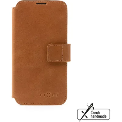 A brown leather wallet is shown against a white background.