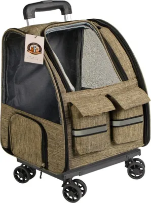 Produktbild von Furrever Friends Cattic Wheel – ein Tragerucksack auf Rädern für Katzen und Hunde