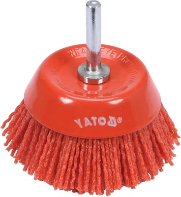 Produktbild von Yato YT-47782, Vorpolierbürste, 7,5 cm, 4500 RPM, 6 mm, 7,5 cm, Rot