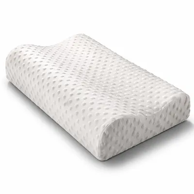Produktbild von Ergonomisches Nackenkissen Kopfkissen Memory Foam extra weich, orthopädisches Schlafkissen für Seiten- und Rückenschläfer, 50x30x10cm YaLiva Decor