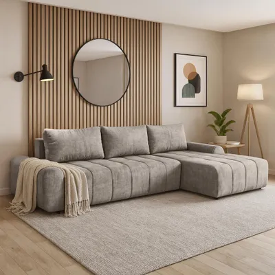 Ecksofa mit Schlaffunktion und Liegefläche: 128 x 234 cm
Breite: 290 
Höhe: 75 cm
Tiefe: 169 cm