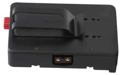 Immagine prodotto di Piastra batteria V-Mount, blocco uscita D-Tap, adattatore di alimentazione con clip posteriore per NP F970, F960, F750, F770, F550