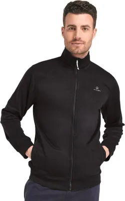 Produktbild von ATHL DPT. Nervesa Herren Sweatjacke/ Trainingsjacke mit Reißverschluss Schwarz Gr. M