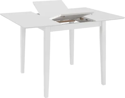 Obrázek produktu pro vidaXL Jídelní stůl rozkládací bílý (80-120)x80x74 cm MDF