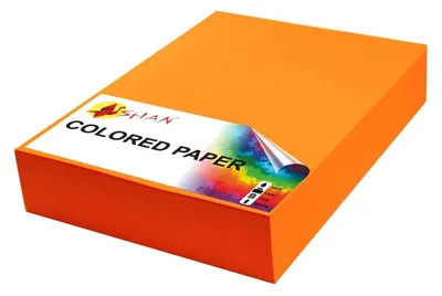 Produktbild von Farbpapier A4 80g orange fluo neon 500 Blatt