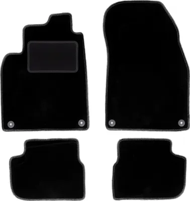 Produktbild von Schwarze Veloursmatten für: Saab 9-3 II Cabrio (2002-2014)