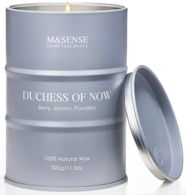 Image de Bougie parfumée à la bergamote et au jasmin 320g - Durable, durable, pour la maison