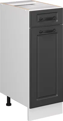 Immagine prodotto di Mobiletto base per cucina Vicco R-Line Antracite rustico 30 cm senza piano di lavoro, Model 37714
