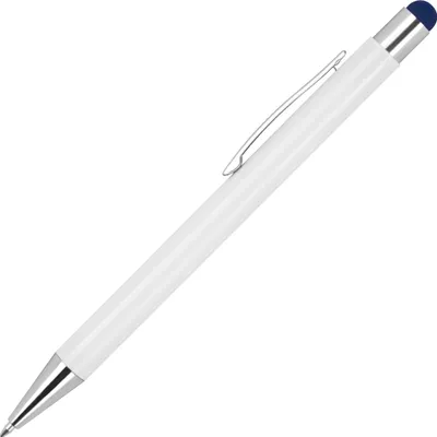 Produktbild von 10 Touchpen Kugelschreiber / aus Metall / Stylusfarbe: dunkelblau