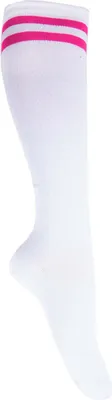Produktbild von Kniestrümpfe College weiß pink