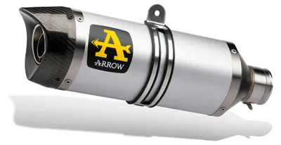 Image de ARROW street thunder aluminium slip-on silencer with carby end cap for Yamaha Yzf r3