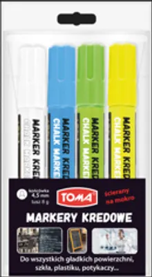 Zdjęcie produktu dla Marker kredowy 4 sztuki