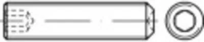 Produktbild von TOOLCRAFT 1062919 Gewindestift M2 3 mm Edelstahl A1, A2 50 St.