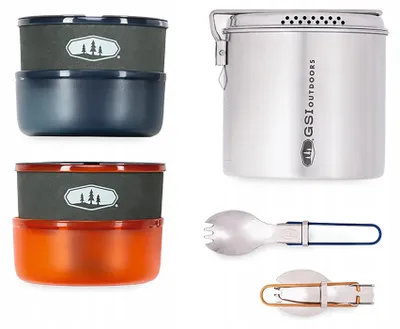 Zdjęcie produktu dla Zestaw naczyń turystycznych GSI Halulite Dualist
