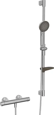 Produktbild von HANSA HANSAPRISMA Brausebatterie mit Brausegarnitur, 970mm, 3-strahlig, 48130431