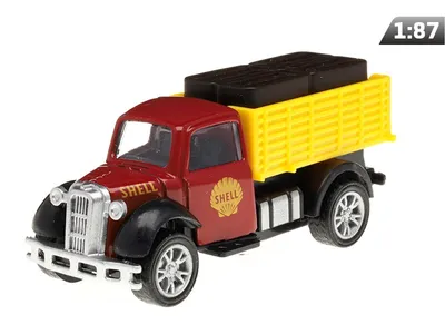Produktbild von Modell 1:87, Shell Oldtimer mit offenem Anhänger und Ladung