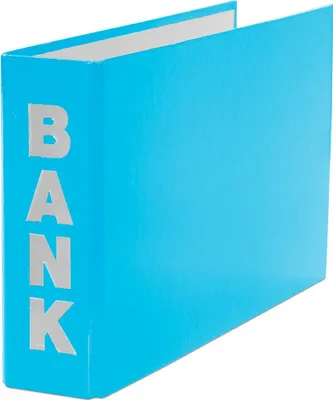Produktbild von Bankordner / 140x250mm / für Kontoauszüge / Farbe: hellblau