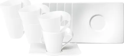 Produktbild von Villeroy & Boch NewWave Kaffeetasse mit Untertasse 200 ml 6er Set