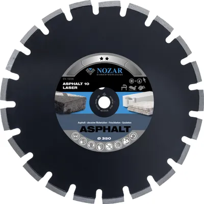 Produktbild von Nozar Diamant-Trennscheibe Laser Asphalt 10 350 mm