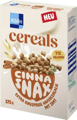 Produktbild von Kölln Cereals Cinna Snax, 7x375g