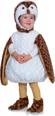 Produktbild von Süßes Eulen Kostüm für Babys & Kleinkinder an Fasching Kinder Größe: XL