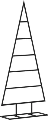 Productafbeelding van vidaXL Metalen kerstboom voor decoraties, zwart, 90 cm