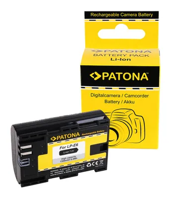 Produktbild von PATONA Akku für Canon LP-E6 EOS 5D 5DS 60D 60Da 6D 7D EOS70D EOS-70D R 5D LP-E6
