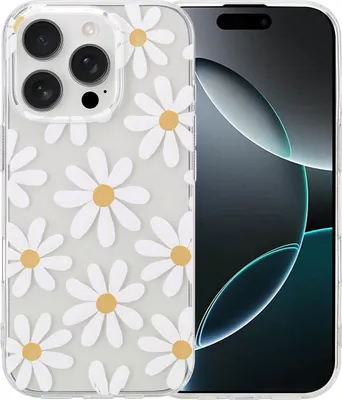 Productafbeelding van imoshion Design hoesje voor de Apple iPhone 16 Pro - Daisy Flower