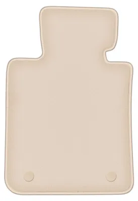 Produktbild von DURBAN Beige Velours-Fahrerfußmatte für BMW 5 G30 Limousine (2017-)