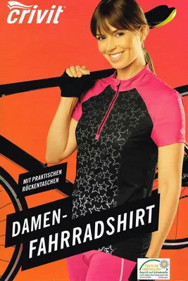 Produktbild von Crivit Damen Fahrradshirt Schwarz S [36/38]