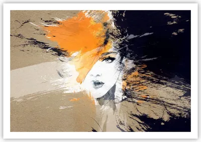 Produktbild von Poster - Poster ohne Rahmen - Abstraktion Frau - 100x70 cm - Wand Bild - Wanddeko - Wandbilder - Kunstposter - Wandposter - Bilder - Kunstdruck - Wanddekoration - Wandbild - P2XAA100x70-3656