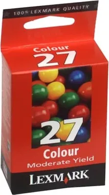 Zdjęcie produktu dla Wkład atramentowy Lexmark nr 27 - cyjan, magenta, żółty - atramentowy - 220 str