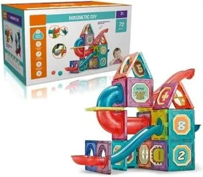 Obrázek produktu pro Bavytoy magnetická stavebnice 72 dílků