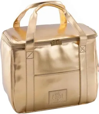 Produktbild von Kühltasche Gold 33 x 19 x 27 cm - Chic und Funktional für einen Tag Ausflug