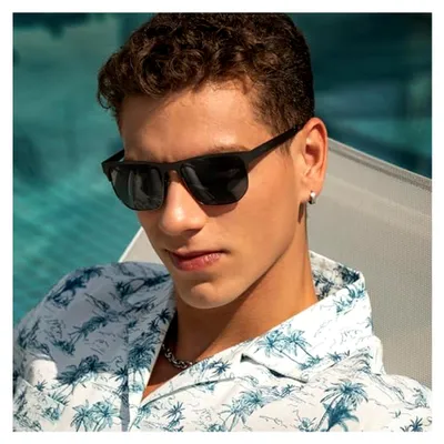 Produktbild von 99,9% UV-Schutz Herren Sonnenbrille Polarisierend Verstellbar Federscharniere Sport- und Alltagsbrille