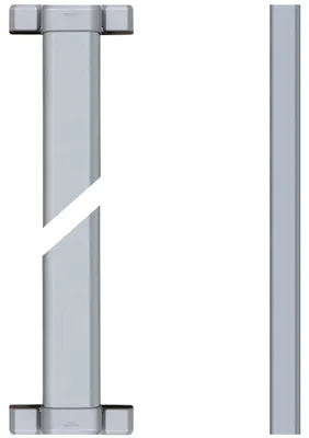 Produktbild von Stangenset WINTECTO ONE FOS550,FOS650 118/118cm Plastikhülle/Stahl silber