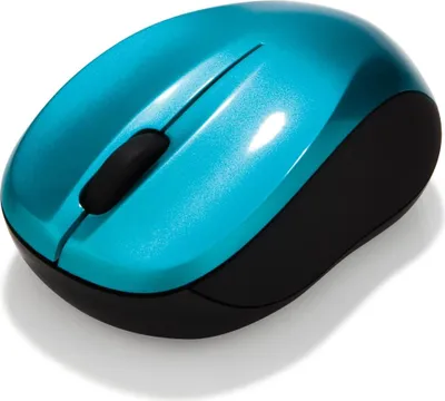 Produktbild von Verbatim Go Nano, Beidhändig, RF Wireless, 1600 DPI, Cyan