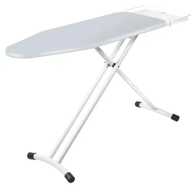 Produktbild von Polti FPAS0044, Bügelbrett in Originalgröße, Baumwolle, Grau, Weiß, Grau, 1220 x 435 mm, 435 x 95 x 1670 mm