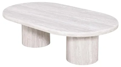Produktbild von home24 Couchtisch - Travertin Hellgrau Nachbildung