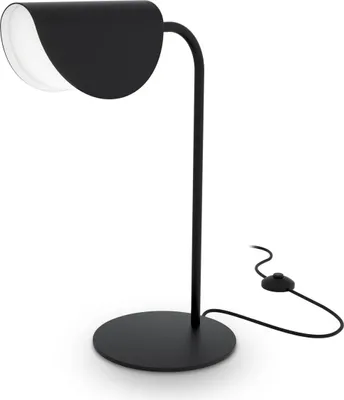 Produktbild von Nachttischleuchte Metall 43 cm Schwarz G9 Modern Tischlampe