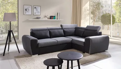 Productafbeelding van Bank, slaapbank, designbank met bedfunctie - bedlade, hoekbank, banken