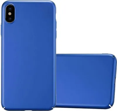 Obrázek produktu pro Cadorabo pouzdro pro Apple iPhone XS MAX Ochranný kryt v modrém tvrdém pouzdře Pouzdro na mobilní telefon Kryt Pouzdro