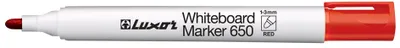 Produktbild von Luxor Whiteboard Marker 650 Rundspitze Strichstärke: 1-3 mm rot