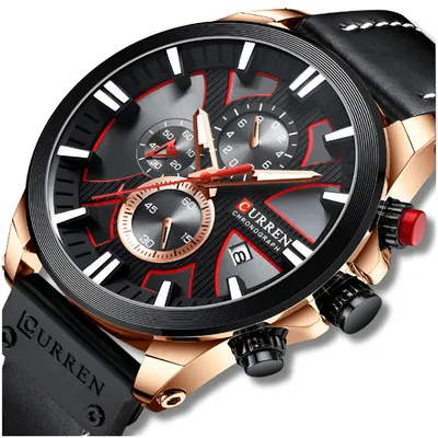 Zdjęcie produktu dla Zegarek Męski Curren Klasyczny Elegancki Chronograf Datownik 5 Kolorów